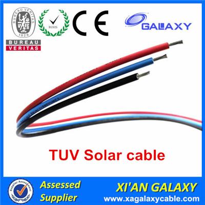 China Tinned Copper Conductor XLPE Insulation & Sheath TUV Solar Cable 4mm2