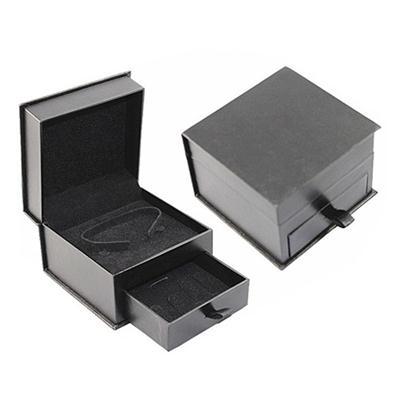 Black Paper Drawer Jewelry Box