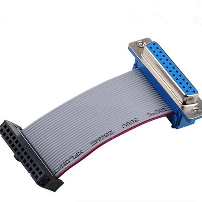 2.54mm Pitch 26Pin IDC Flat Ribbon Cable To DB9 Female Serial RS232 Cable F/F