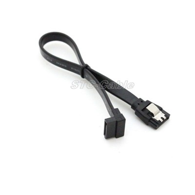 SATA 7pin 180 Degree To 180 Degree With Latch Black