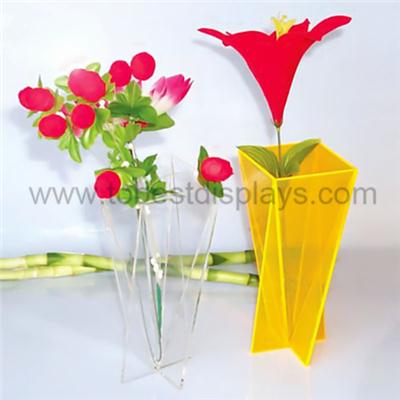 Colored Acrylic Vase
