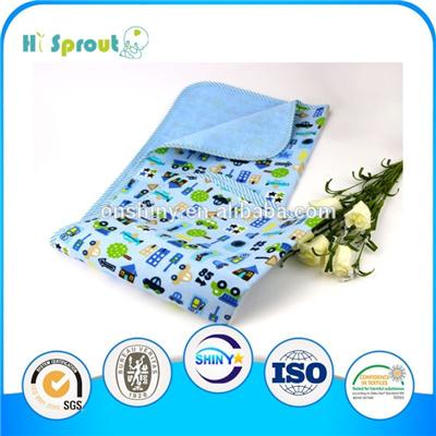 Printed Flannel Baby Changing Pad