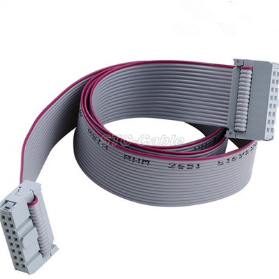 2.54mm Pitch 2x8Pin 16Pin 16 Wires IDC Flat Ribbon Cable F/F