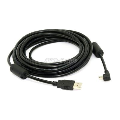 USB 2.0 A To Right Angle Mini B Cable