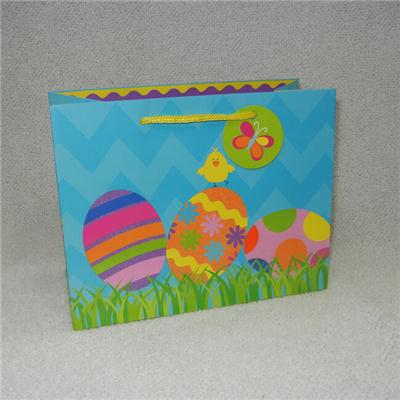 Easter Paper Bag With Rope Handles