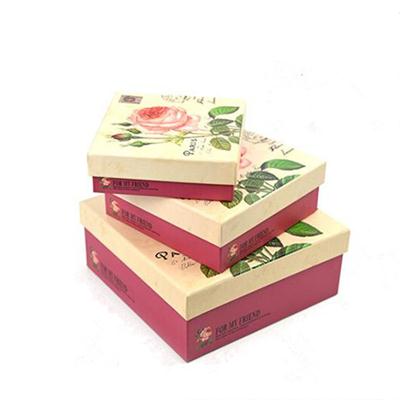 Printed Square Everyday Gift Paper Box
