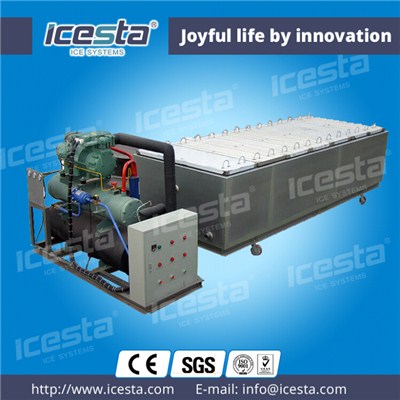 Block Ice Maker Machine Of Brine Cooling System 2t/24hrs