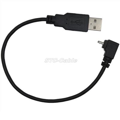 USB 2.0 A Male To Micro USB B Male Up Angle Cable