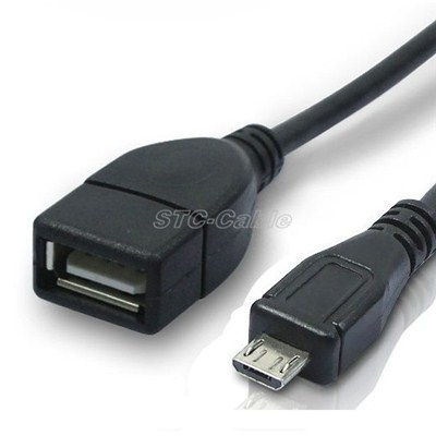 USB Micro B To USB Device OTG Adapter Cable