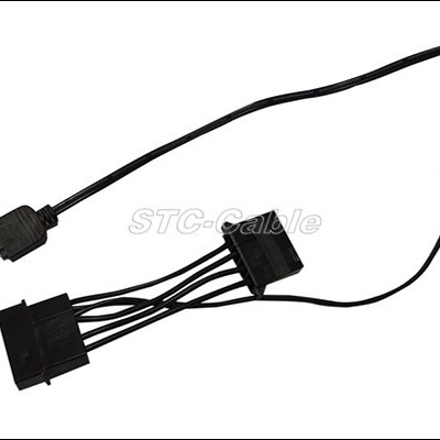 AMP 4P To LED 4PIN Powre Cable