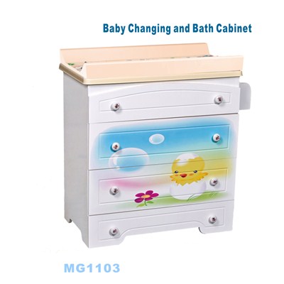 Baby Changing And Bath Cabinet-MG1103