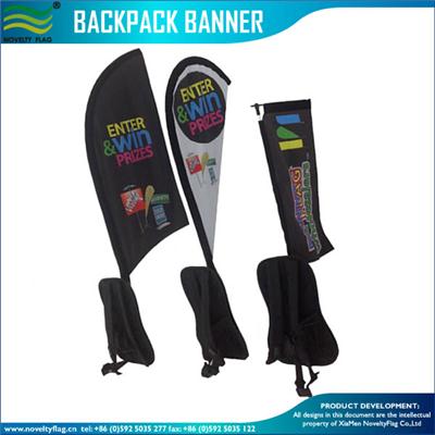 Custom Printed Feather Backpack Flag Banner