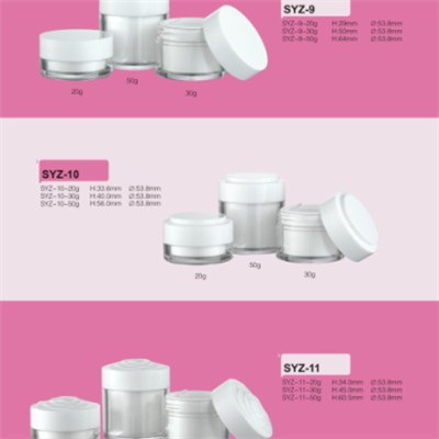 Acrylic Cosmetic Jar SYZ-9,10,11