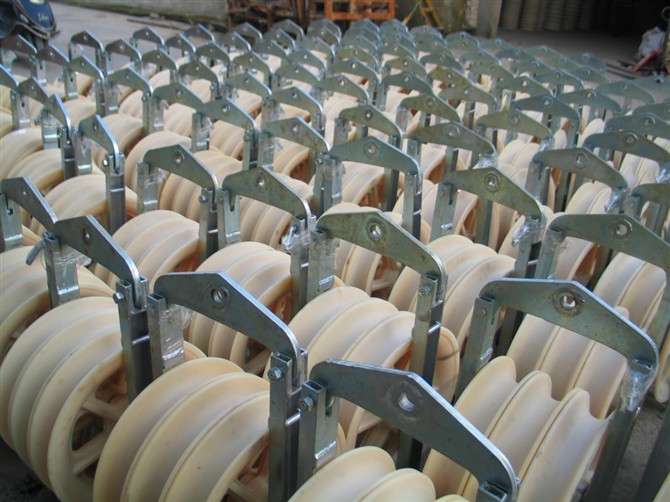 Manufacture Single Sheave Aerial Roller Blocks and Guides