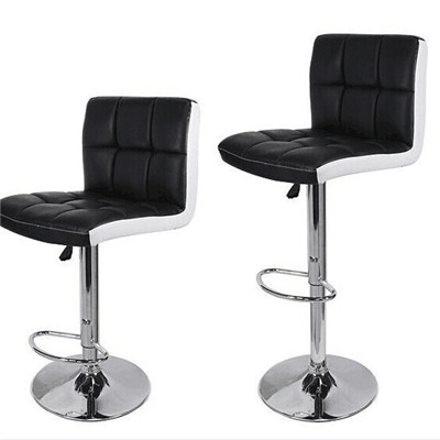 Swivel Plastic Bar Stool With Low Back