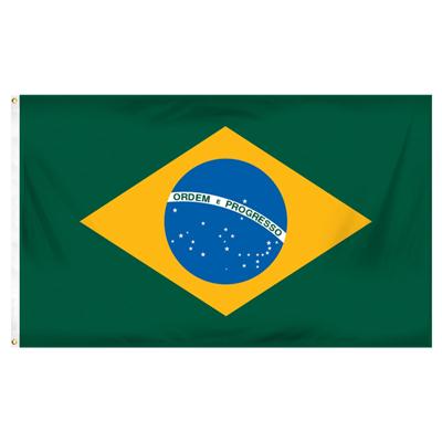 3ft X 5ft Brazil Flag - Printed Polyester