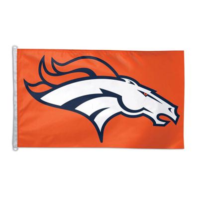 NFL Denver Broncos 3 Inch X 5 Inch Polyester Flag