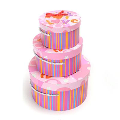 Printed Rounded Everyday Gift Paper Box