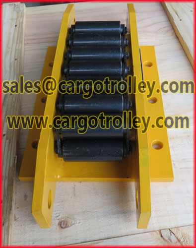 Equipment transport dolly for moving and handling works