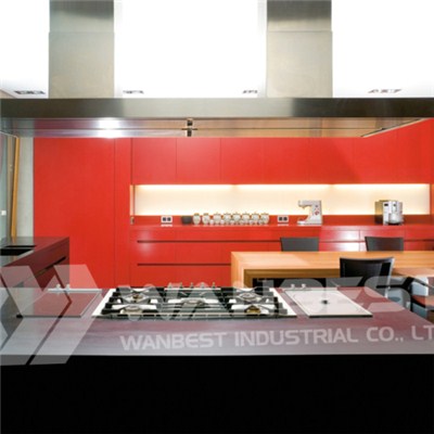 Black And Red Kitchen