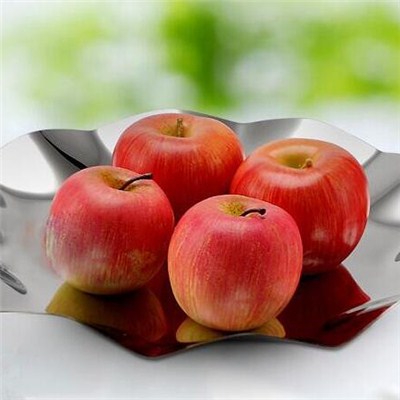 FH024-01 Stainless Steel Barware Fruit Holder Fruit Plate Fruit Bowl Serving Tray with Stand