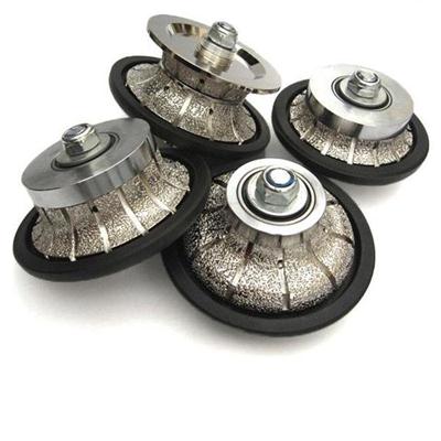 Stone Profile Wheels Full Bullnose Vacuum Brazed Bits V Shaped