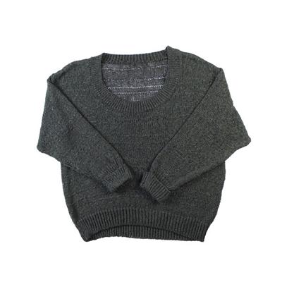 2016 spring elegant women's jersey sweater round-neck ribbon yarn knitwear