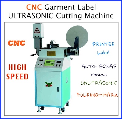 CNC ultrasonic label cutting machine