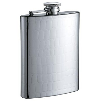 HF056 8oz Stainless Steel Barware Square Shape Hip Flask Wine Flask for Whisky