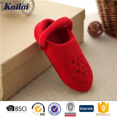 Micro Velvet Embroidery Baby Shoe