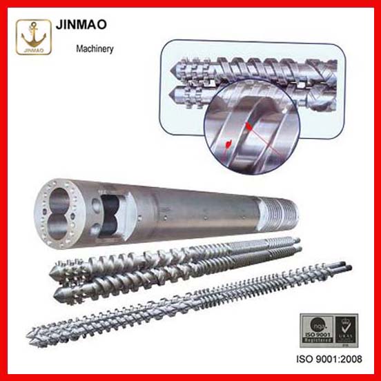 concial twin screw and barrel