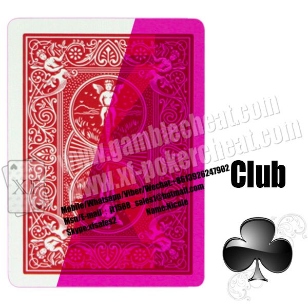 Professional Magic Props USA Paper Bicycle Standard Marked Playing Cards Contact Lenses 
