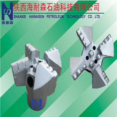 Three Wings Inner Concave Non Core PDC Drill Bit