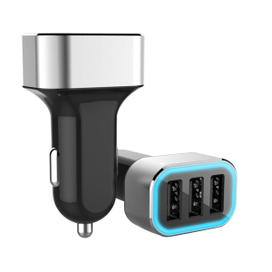  Smart 3 Port USB Car Charger