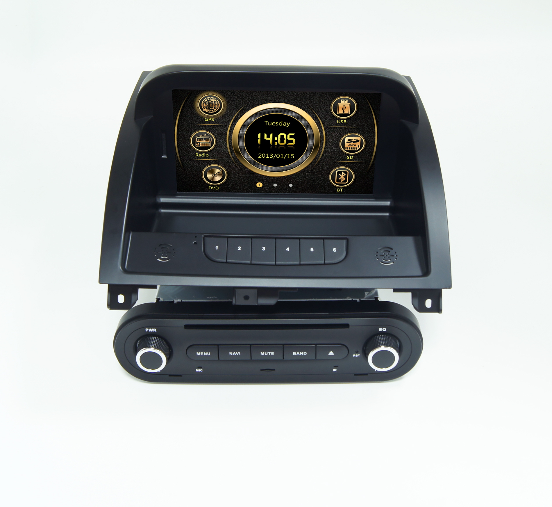 2 Din Android DVD-плеер автомобиля для MG 3 Автомобильный GPS навигации с Радио Видео ТВ CD BT