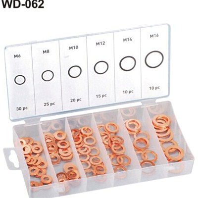 110PC COPPER WASHER ASSORTMENT