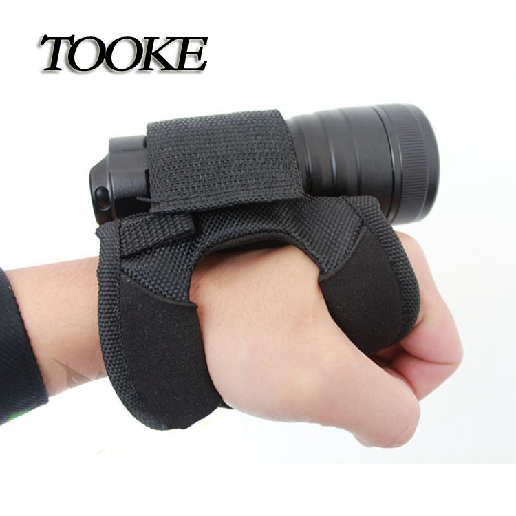 TOOKE Hand-Free Holder for Light Holder for Universal Diving Torch Flashlight(without flashlight