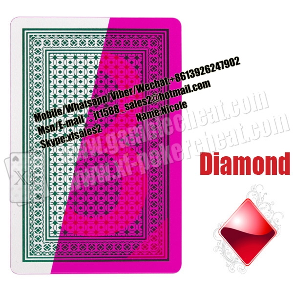 XF Lion 100% Plastic Cards Invisible Playing Cards For Contact Lenses Invisible Ink Glasses Magic Tricks