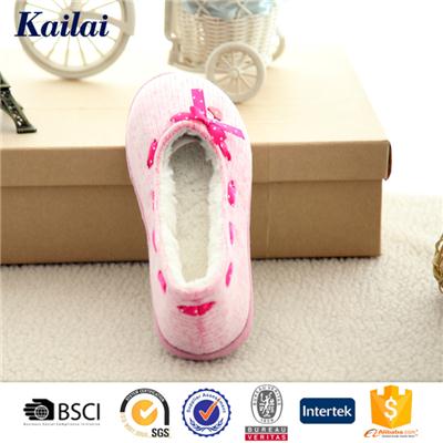 Micro Velvet Bowknot Dance Shoes
