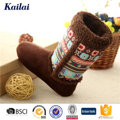 Suede Fabric High Boot