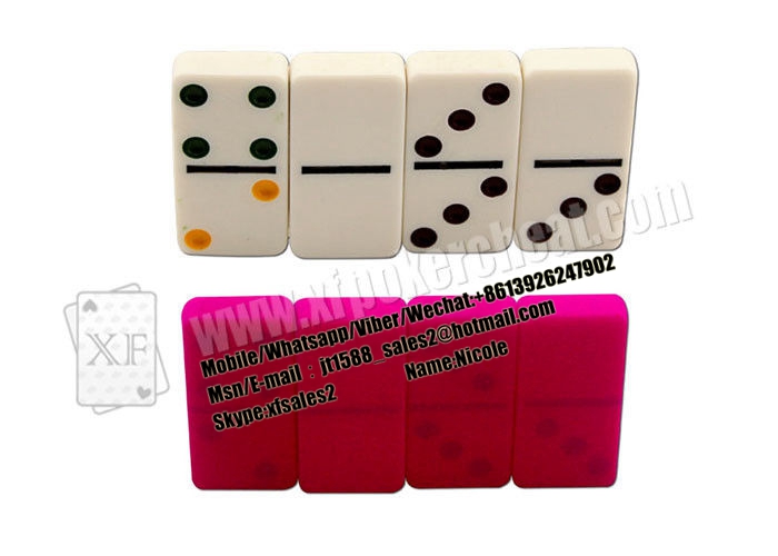 White Marked Dominoes For UV Contact Lenses,Dominoes Games Gambling