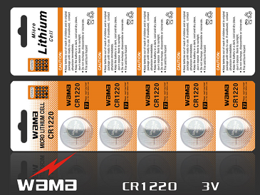 CR1220 Lithium Button Cell Battery
