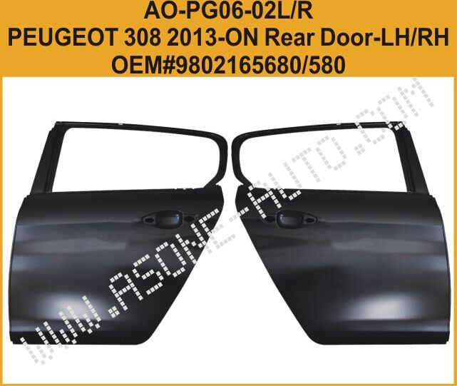 задний дверь Для Peugeot 308