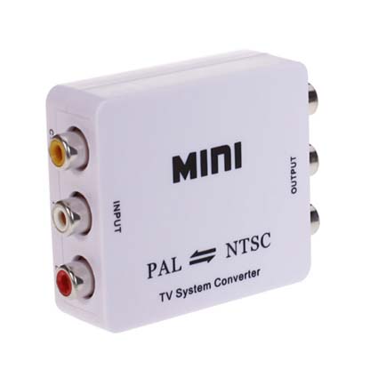 Portable hdmi2av converter adapter Support PAL/NTSC 480i 576i for HD camera DVD TO TV display