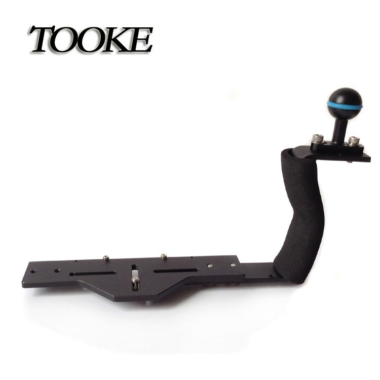 TOOKE Short Handle + Tray Diving Arm System Underwater Photography With ball adapter