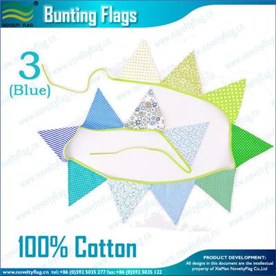 Custom Made 100% Cotton Flags Bunting