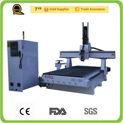 Italy HSD6KW Automatic Tool Change Spindle Yaskawa Servo Motor And Driver 4 Axis Cnc Router Woodworking Cnc Router