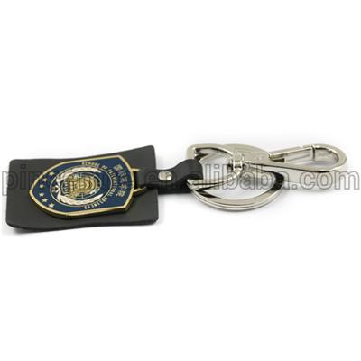 Custom Real Leather Keychain