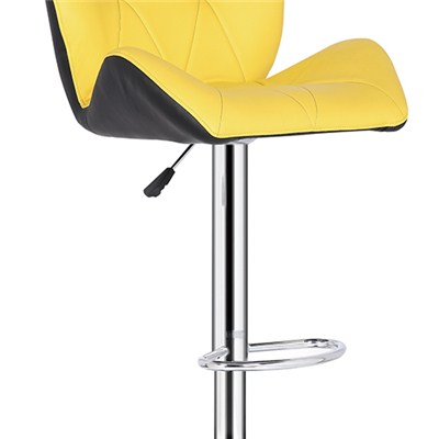 Best Selling Yellow Leather Bar Stool