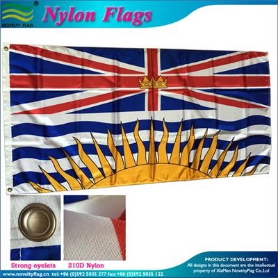 210D Nylon Custom Flags